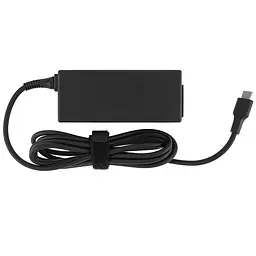 Блок живлення для ноутбука Asus, HP, Dell, Lenovo, Acer, Xiaomi USB-C 45W (15V/3A, 12V/3A, 5V/2A), USB3.1/Type-C/USB-C, чорний (без кабеля!)