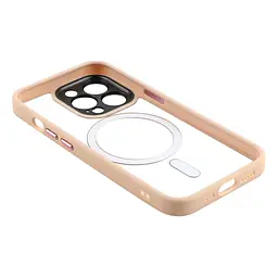 Чохол Creative TPU PC Metal Calais MagSafe Apple iPhone 13 Pro Pink - мініатюра 4