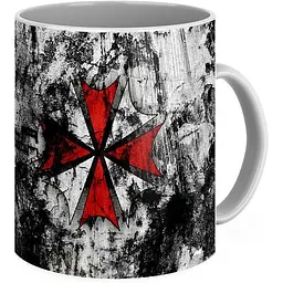 Кухоль GeekLand Resident Evil Обитель зла логотип корпорації RE.02.009 330 мл білий - мініатюра 3