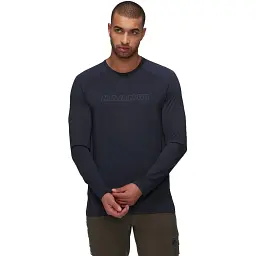 Футболка Mammut Selun FL Longsleeve M Logo XXL Marine - мініатюра 2