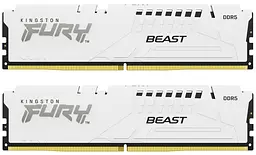 Модуль пам'яті Kingston Fury DDR5 32GB (2x16) 6800MHz Beast White EXPO (KF568C34BWEK2-32)