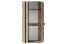 Шафа для речей Moreli Forte F-0012 зі штангою в стилі Loft 932х2107х590 мм Дуб Гранж Пісочний