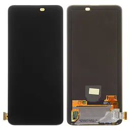 Дисплей для Xiaomi Poco F2 Pro, Redmi K30 Pro, чорний, без рамки, Оригінал (переклеєне скло), M2004J11G