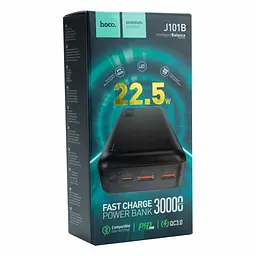 Повербанк Hoco J101B Astute 22.5W 30000 mAh Black - мініатюра 4