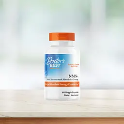 Нікотинамід з адаптогенами Doctor's Best NMN+ 60 вегетаріанських капсул - мініатюра 3