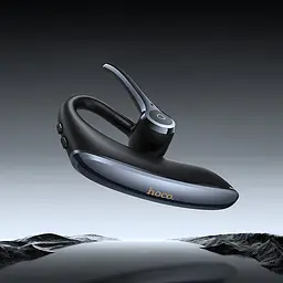 Bluetooth гарнитура Hoco E90 Liya ENC noise reduction BT headset Black (6942007680547) - миниатюра 9