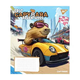 Зошит Yes Epic Capybara А5 12 аркушів лінія (767792), в асортименті - мініатюра 4
