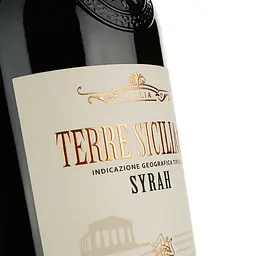 Вино Duca Di Saragnano Syrah Terre Siciliane IGT червоне напівсухе 0.75 л - мініатюра 3