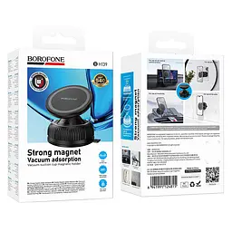 Автотримач для телефона Borofone BH139 Rider vacuum suction cup magnetic holder(universal) - мініатюра 2