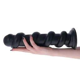 Анальна пробка для фістингу Toyz4lovers Pico De Fogo 32 см (чорний) - мініатюра 3