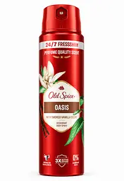 Аерозольний дезодорант для тіла Old Spice Oasis Smoked Vanilla Scent 150 мл