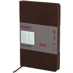 Щоденник Axent 2027 Partner Soft Cloud 145x210 мм коричневий (8837-27-1-A)