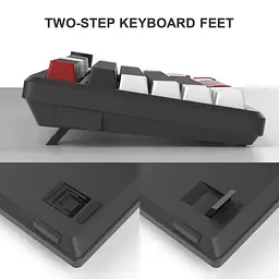 Клавіатура MageGee MK-Star 75 Yellow Switch White/Black/Red (6971969727236-UA) [159846] - мініатюра 8