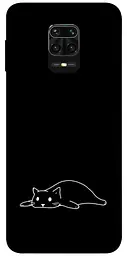 TPU чохол Demsky Lazy cat для Xiaomi Redmi Note 9s / Note 9 Pro / Note 9 Pro Max