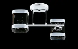 Люстра стельова Splendid Ray LGH60188/2, 2xE27, хром, білий, сучасний стиль для спальні
