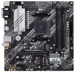 Материнcька плата PRIME B550M-A sAM4 B550 4xDDR4 M.2 HDMI DVI D-Sub mATX Asus teh0019037 - мініатюра 2