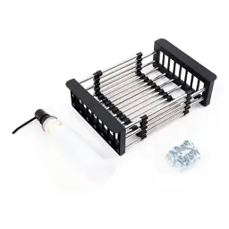 Кухонна мийка Platinum Handmade TZ з нержавіючої сталі одночашева зі змішувачем 50x50x20 см чорна - мініатюра 9