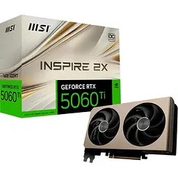 Відеокарта MSI GeForce RTX 5060 Ti 16 GB INSPIRE 2X OC [G506T-16I2C] EU [135933]