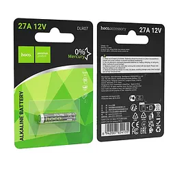 Лужна батарейка Alkaline battery HOCO DLR07 27A, 12V (1PCS) - мініатюра 2