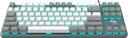 Клавіатура Aula F3287 Keycap KRGD Blue Switch UA Grey/White (6948391240954) [90995] - мініатюра 2