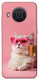Чохол Demsky Pinky cat для Nokia X10 / X20