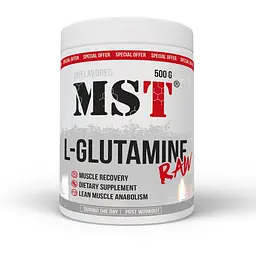 Амінокислота MST Nutrition Glutamine RAW, 500 грам