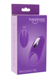 Кільце ерекційне Toy Joy Happiness Tease Arouse C-Ring 8.9 см фіолетовий - мініатюра 2