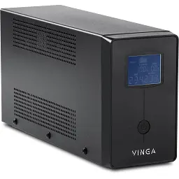 Пристрій безперебійного живлення Vinga LCD 600VA metal case with USB (VPC-600MU) - мініатюра 4
