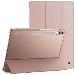 Чохол-книжка на планшет Samsung Galaxy Tab S9 (SM-X710/X716B/X718U)/S9 FE (SM-X510/X516)/S10 FE (SM-X520/X526), Flex Case, pink, протиударний, обкладинка з трискладовою підставкою та авто. пробудженням для планшета 10.9 ,11 , шкіряний, на магніті - мініатюра 2