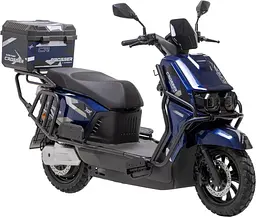 Електроскутер Двомісний Crosser CR17 (2500W, Графенова батарея 72V/35Ah) Синій