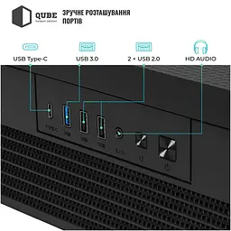 Корпус QUBE FORT ARGB Black (FORT_GBNU3) - мініатюра 11