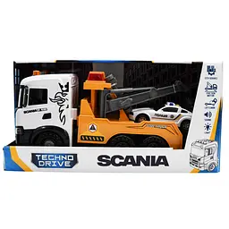 Ігровий набір Евакуатор Scania з машиною поліції TechnoDrive 3004KS серії Mid Truck