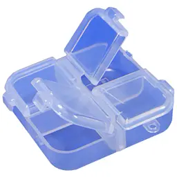 Коробка Meiho Square 4 case 66x66x18mm Clear - мініатюра 4