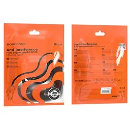Патч-корд BOROFONE BUS01 Category 6 Gigabit network cable(L-3M) чорний - мініатюра 3
