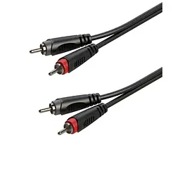 Коммутационный аудио кабель 2xRCA—2xRCA Roxtone SAC-C130-L6 6м - мініатюра 1