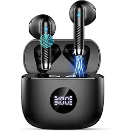 Бездротові навушники Bluetooth zakotu, навушники Bluetooth 5.3 із мікрофоном HiFi Stereo e 2 із шумопоглинанням, навушники з РК-ек