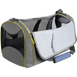 Сумка-переноска Collar, 51х24х25 см, блакитний з сірим (9981) - мініатюра 3