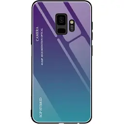 Чохол бампер Primo Gradient Glass для Samsung Galaxy S9 (SMG960) Purple - мініатюра 2