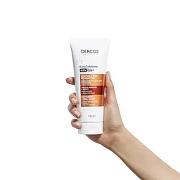 Відновлююча 2-хвилинна маска Vichy Dercos Kera-Solutions для реконструкції поверхні пошкодженого ослабленого волосся 200 мл - мініатюра 6