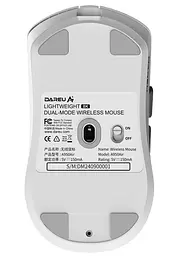 Миша DAREU A950 Wing 35g White (MS-A950W-WT) - мініатюра 5
