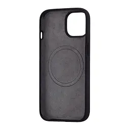 Чохол Silicone Case Full Cover with MagSafe iPhone 15 Black - мініатюра 2