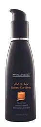 Їстівний лубрикант зі смаком карамелі Wicked Aqua 120M