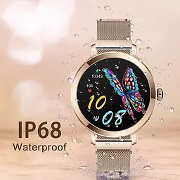 Смарт-годинник жіночий Lemfo NX7 Gold (0a59cdcc) - мініатюра 3