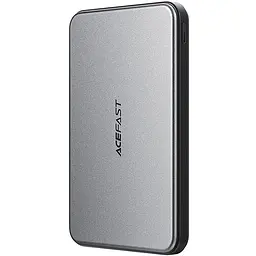 Портативний ЗП Power Bank Acefast M30 PD20W з Бездротовий зарядний пристрій with cable 5000 mAh Black