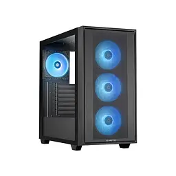 Корпус Chieftec Gaming Hunter 3 без БЖ 2xUSB3.0 1xUSB3.2 Gen2 Type-C 4x120мм ARGB VGA 425мм LCS ready TG Side panel EATX чорний