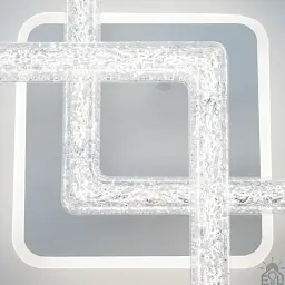 Світильник керований світлодіодний ESLLSE RADIST ICE 40Вт 345x480x120 мм Білий - мініатюра 8