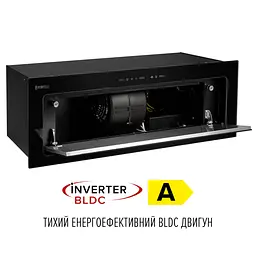 Витяжка повновбудована PERFELLI DESIGN VISION 9 NERO SILENZIO - мініатюра 11