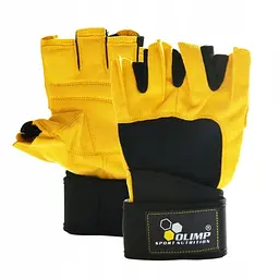 Рукавички для фітнесу Olimp Sport Nutrition Hardcore Raptor, Yellow - L - мініатюра 2