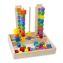 Розвиваючий набір дерев'яних намистин Melissa & Doug Послідовність і відповідність (MD570) - мініатюра 2