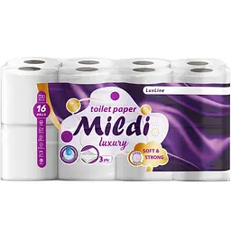 Папір туалетний Mildi Luxury 3-шаровий 16 шт.